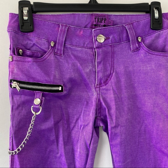 Tripp NYC Low Waist Coated Skinny Jeans US3 - Picture 3 of 6